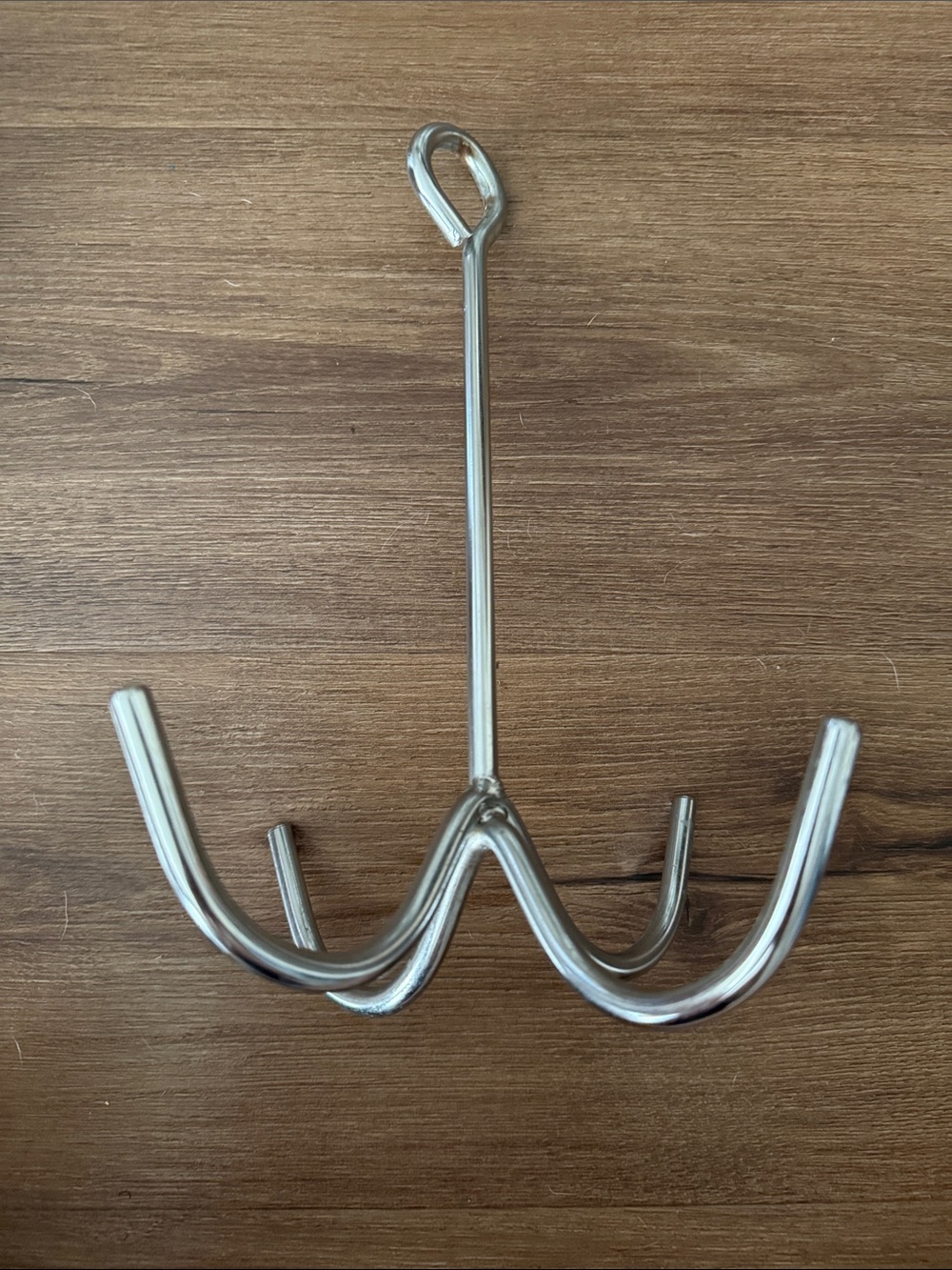 🐴 4-prong chrome tack hook 🐴